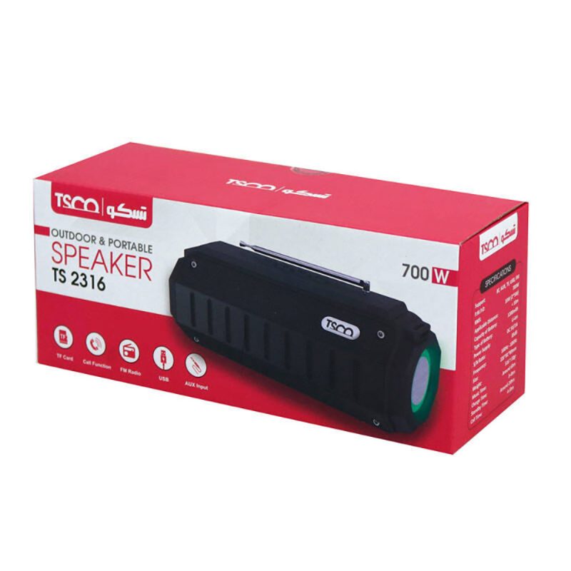 اسپیکر بلوتوثی قابل حمل تسکو مدل TS 2316 3