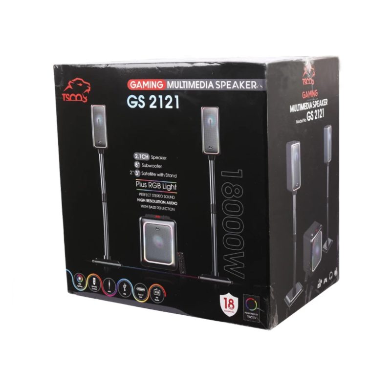 اسپیکر بلوتوثی گیمینگ قابل حمل تسکو مدل GS 2121 2