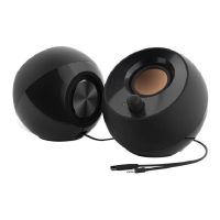 اسپیکر رومیزی دسکتاپ کریتیو مدل Pebble - مشکی, ۱۸ ماه گارانتی شرکتی