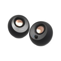 اسپیکر رومیزی دسکتاپ کریتیو مدل Pebble V3 - مشکی, ۱۸ ماه گارانتی شرکتی