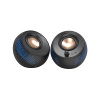 اسپیکر رومیزی دسکتاپ کریتیو مدل Pebble X - مشکی, ۱۸ ماه گارانتی شرکتی
