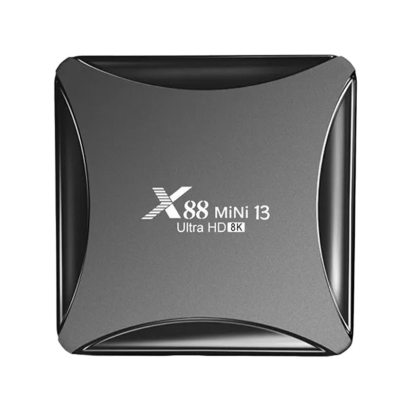 اندروید باکس ایکس‌88 مدل mini 13 - مشکی, گارانتی اصالت و سلامت فیزیکی