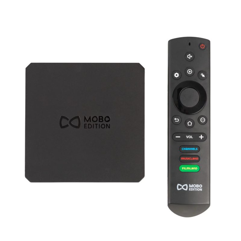 اندروید باکس نت باکس مدل Mobo Edition - مشکی, 24 ماه گارانتی شرکتی, اشتراک 3 ماهه فیلم نت