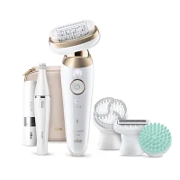 اپیلاتور براون سری ۹ مدل Silk·épil 9 Flex SkinSpa 9-681 3D - سفید طلایی, گارانتی اصالت و سلامت فیزیکی