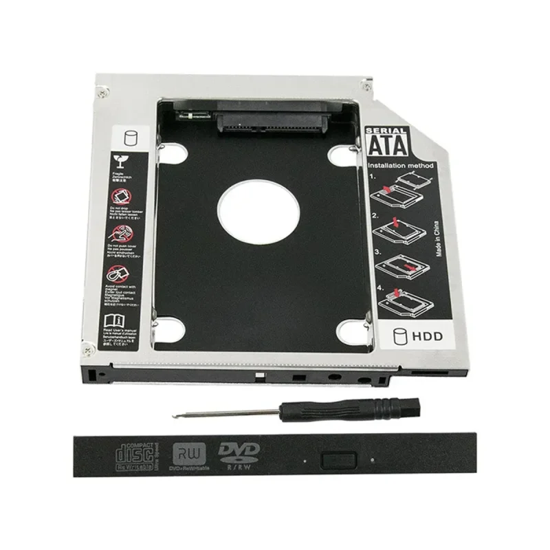 براکت هارد اینترنال مدل 12.7 hdd caddy - گارانتی اصالت و سلامت فیزیکی