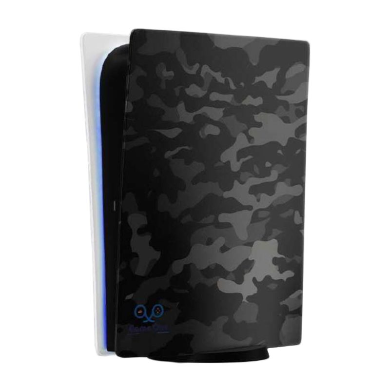 برچسب اسکین محافظ کنسول برای PS5 Digital طرح BLACK CAMO - طرح دار, گارانتی اصالت و سلامت فیزیکی
