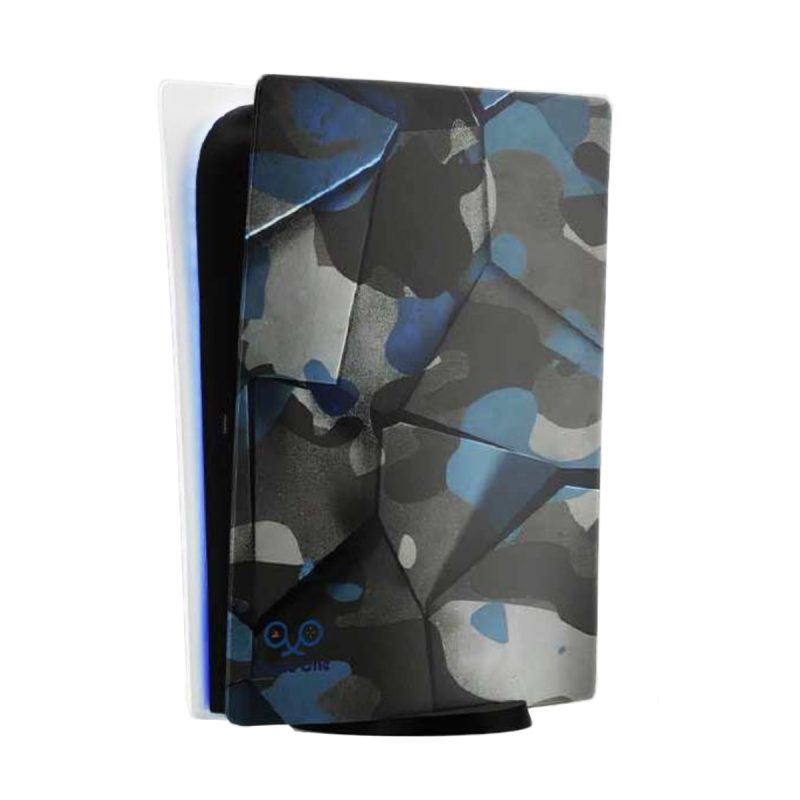 برچسب اسکین محافظ کنسول برای PS5 Digital طرح BLUE CAMO - طرح دار, گارانتی اصالت و سلامت فیزیکی