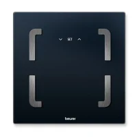ترازو وزن کشی دیجیتال بیورر مدل BF880 با امکان WIFI - مشکی, ۲۴ ماه گارانتی آرمین درمان