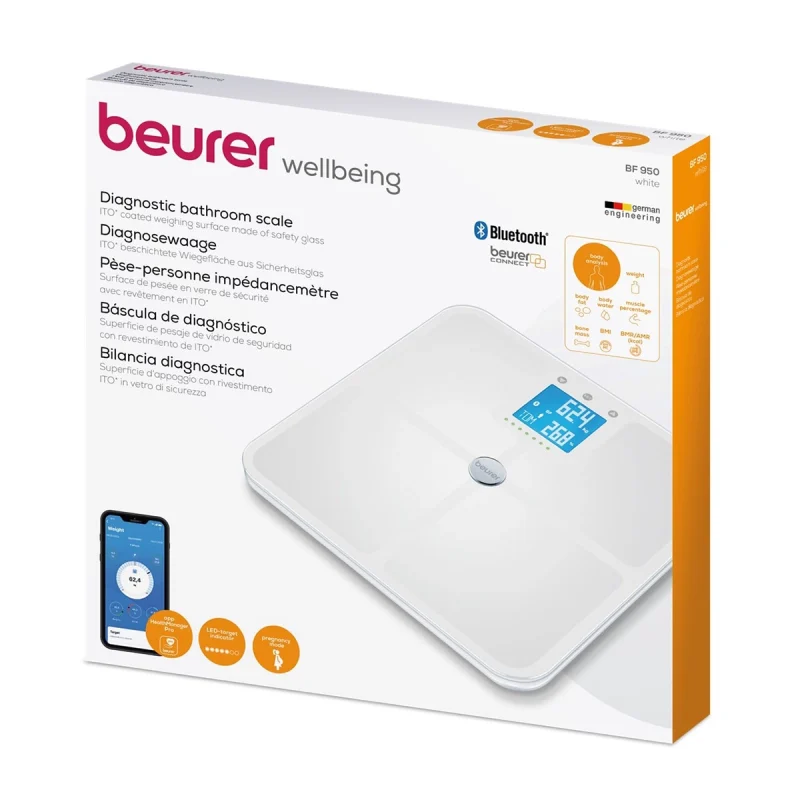 ترازو وزن کشی دیجیتال بیورر مدل BF950 4