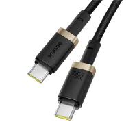 کابل تبدیل 240 وات USB-C به USB-C باسئوس مدل Dura Series - مشکی, 6 ماه گارانتی شرکتی