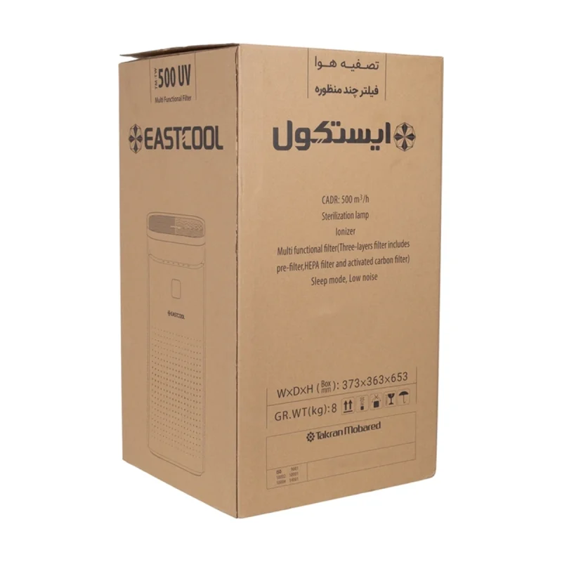 تصفیه کننده هوا ایستکول مدل TM-TW۵۰۰UV 6