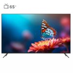 تلویزیون هوشمند آیوا 65 اینچ مدل ZQ-C3H - خاکستری, 18 ماه گارانتی اصلی