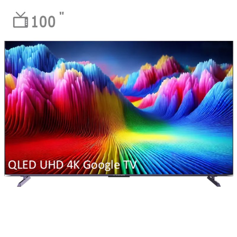 تلویزیون هوشمند ایکس ویژن 100 اینچ مدل 100X25 - مشکی, 24 ماه گارانتی مادیران