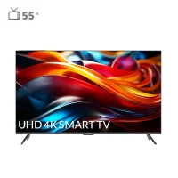 تلویزیون هوشمند ایکس ویژن 55 اینچ مدل 55XYU705 - مشکی, 24 ماه گارانتی مادیران