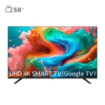 تلویزیون هوشمند ایکس ویژن 58 اینچ مدل 58XCU705 - مشکی, گارانتی شرکتی