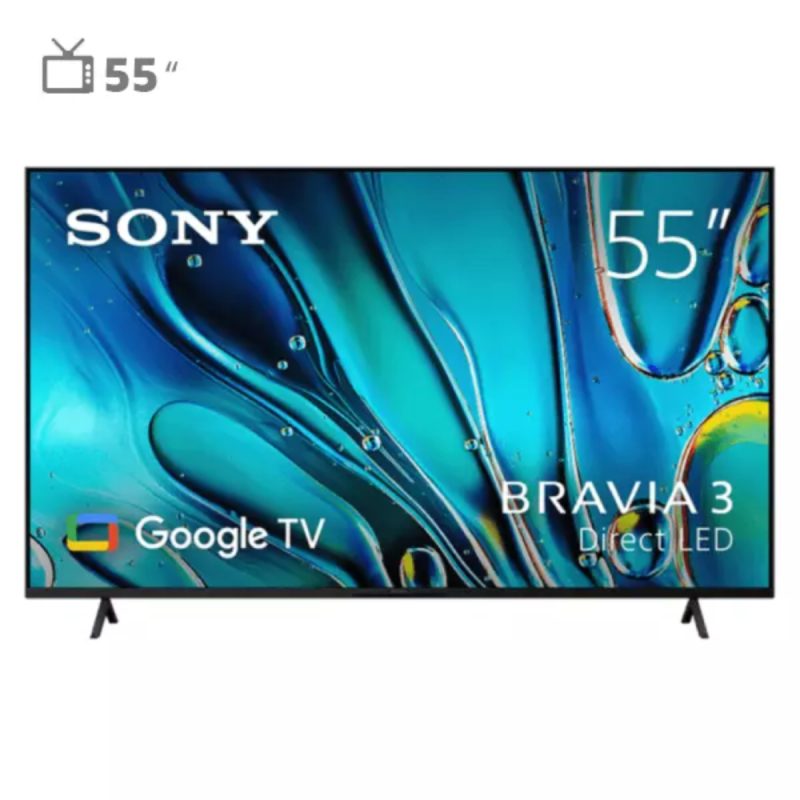 تلویزیون هوشمند سونی 55 اینچ مدل S30 55 TV - مشکی, 18 ماه گارانتی اصلی
