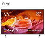 تلویزیون هوشمند سونی 55 اینچ مدل X75K 55 TV - مشکی, 18 ماه گارانتی اصلی