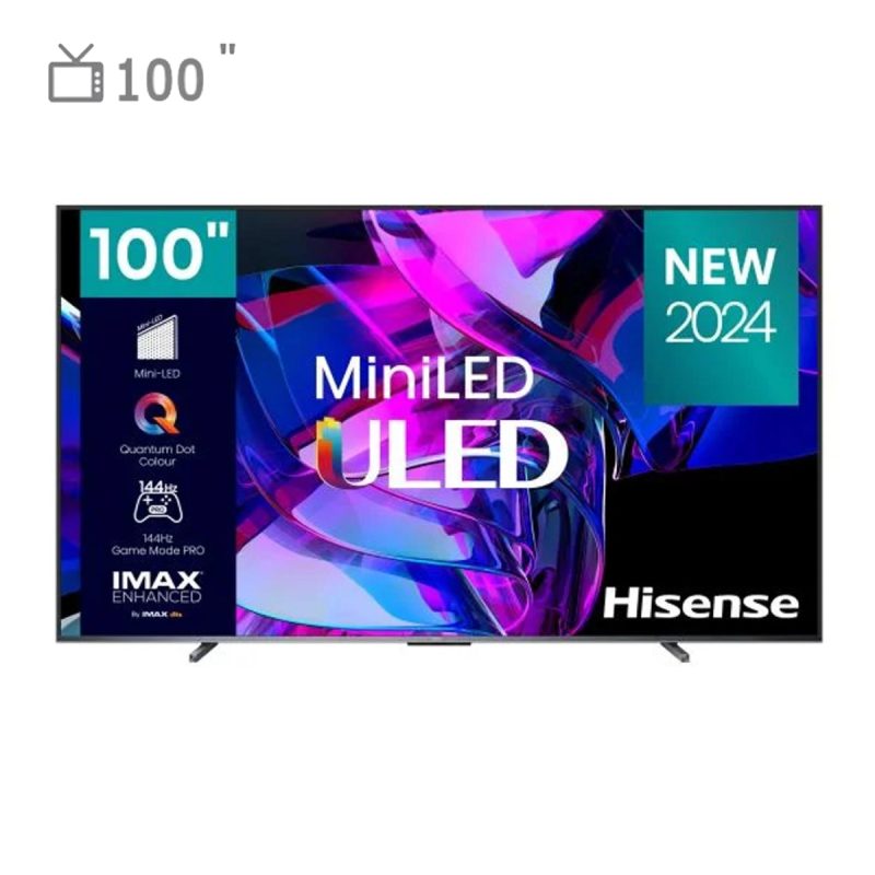 تلویزیون هوشمند هایسنس 100 اینچ مدل 100U7K - ۱۸ ماه گارانتی شرکتی تلویزیون هوشمند هایسنس 100 اینچ مدل 100U7K - ۱۸ ماه گارانتی شرکتی
