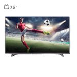 تلویزیون هوشمند هایسنس 75 اینچ مدل QLED 75Q6GN - 18 ماه گارانتی صنایع زرین نمای کاسپین