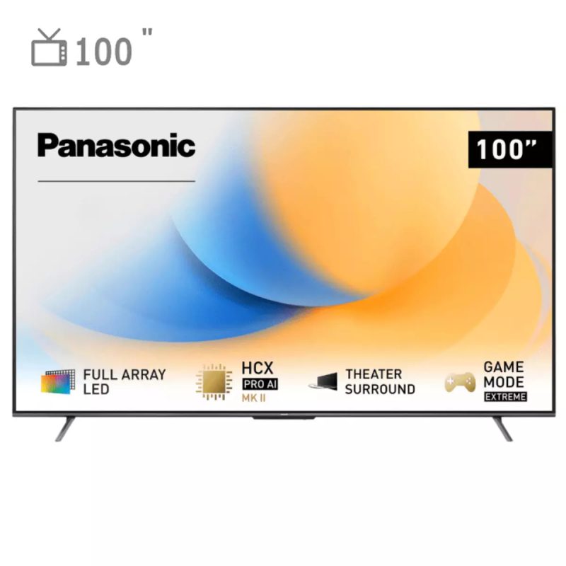 تلویزیون هوشمند پاناسونیک 100 اینچ مدل NX900 100 TV - مشکی, 18 ماه گارانتی اصلی