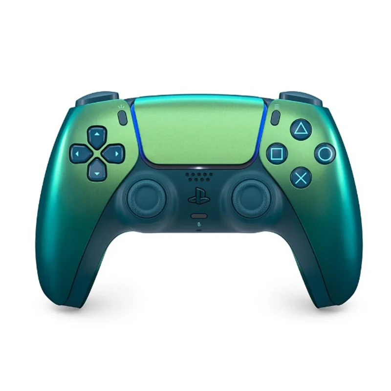دسته بازی PlayStation 5 سونی مدل DualSense سبز کروم Chroma Teal - 24green, گارانتی اصالت و سلامت فیزیکی