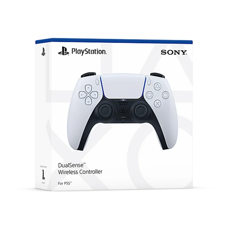 دسته بازی PlayStation 5 سونی مدل DualSense سفید همراه با کاور دسته(رندوم) 8