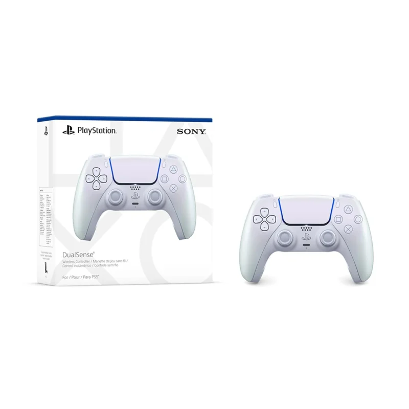 دسته بازی PlayStation 5 سونی مدل DualSense سفید مرواریدی Chroma Pearl 3