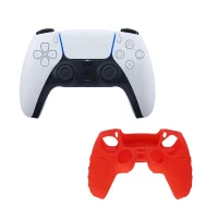دسته بازی PlayStation 5 سونی مدل DualSense سفید همراه با کاور دسته(رندوم) - سفید, گارانتی اصالت و سلامت فیزیکی