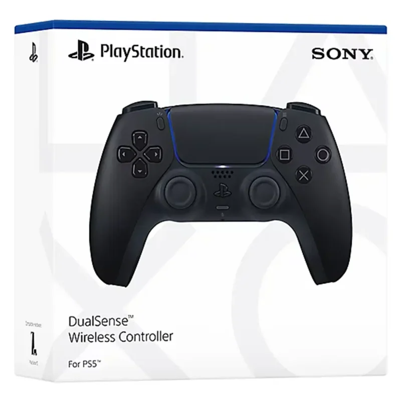 دسته بازی PlayStation 5 سونی مدل DualSense مشکی همراه با کاور دسته(رندوم) 5