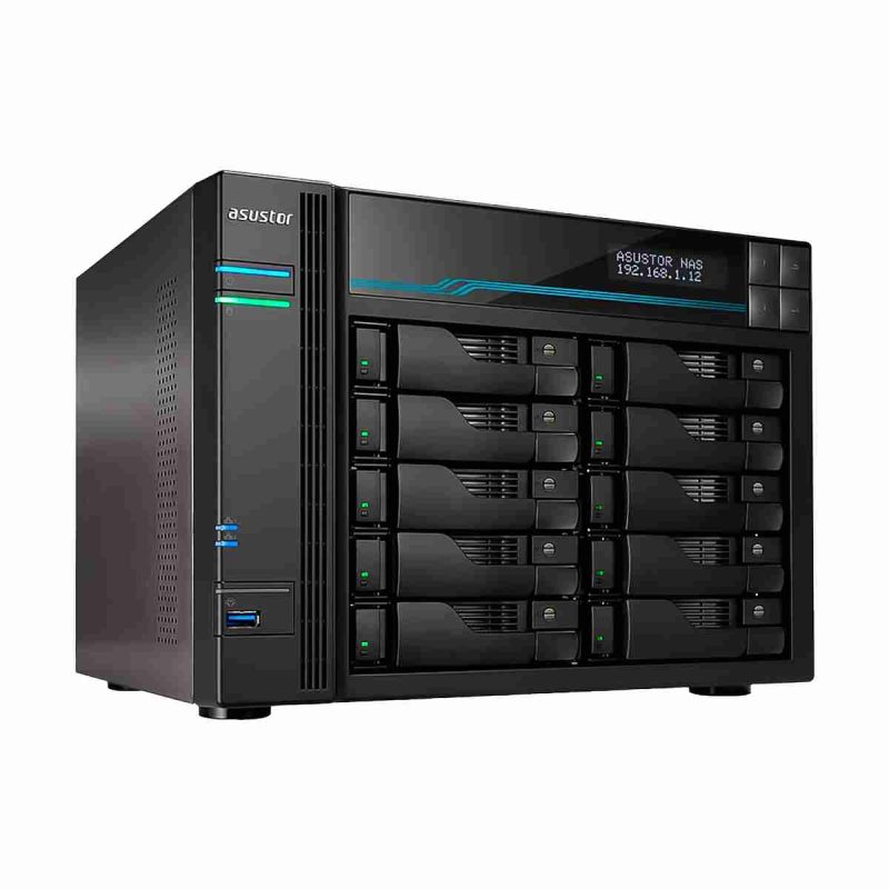 ذخیره ساز تحت شبکه ایسوستور مدل LOCKERSTOR 10 AS6510T 10 bay Tower 3