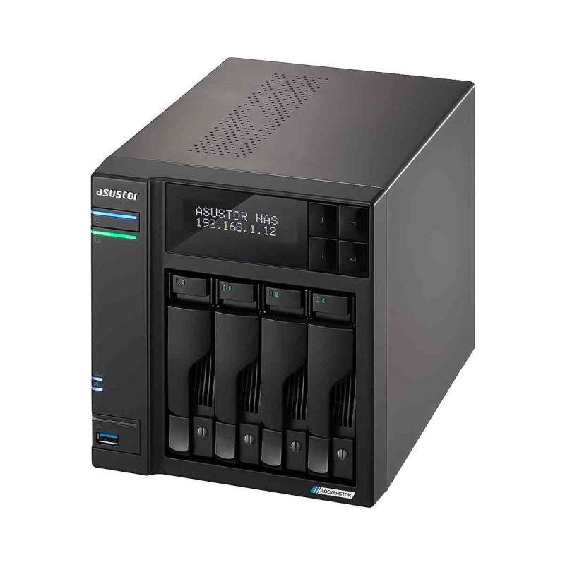 ذخیره ساز تحت شبکه ایسوستور مدل LOCKERSTOR 4 Gen2 AS6704T 4 bay Tower 2