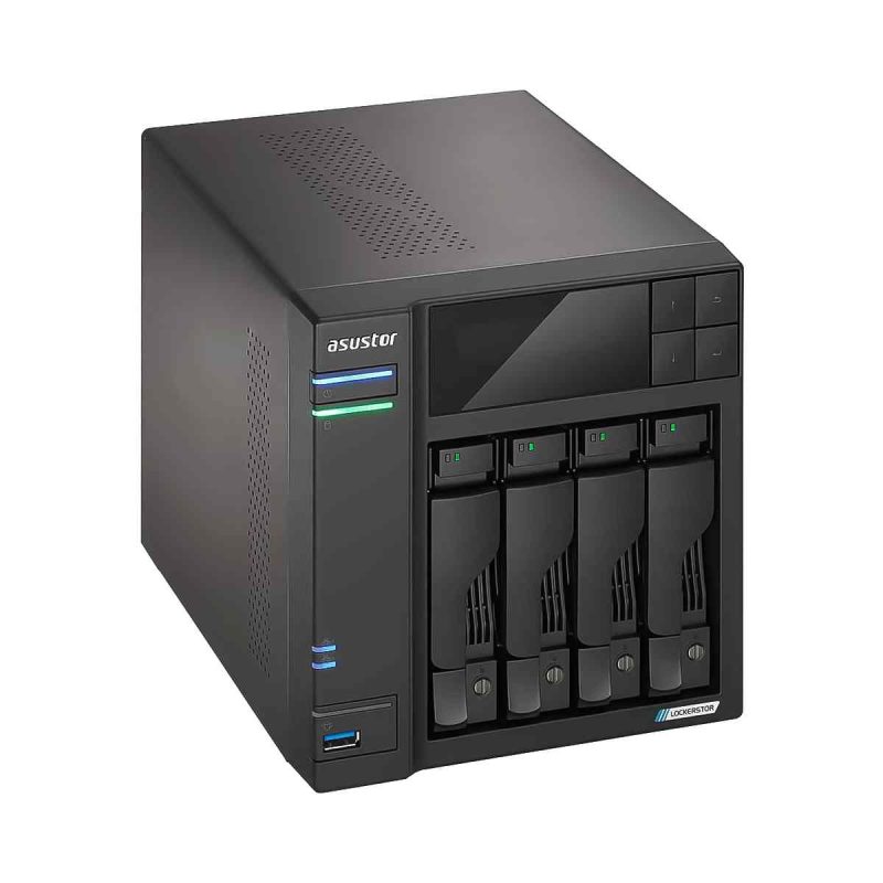 ذخیره ساز تحت شبکه ایسوستور مدل LOCKERSTOR 4 Gen2 AS6704T 4 bay Tower 3
