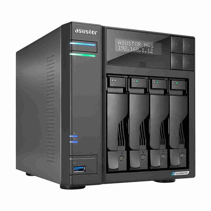 ذخیره ساز تحت شبکه ایسوستور مدل LOCKERSTOR 4 Gen2 AS6704T 4 bay Tower 5