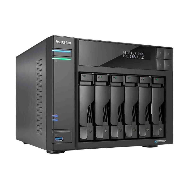 ذخیره ساز تحت شبکه ایسوستور مدل LOCKERSTOR 6 Gen2 AS6706T 6 bay Tower 4