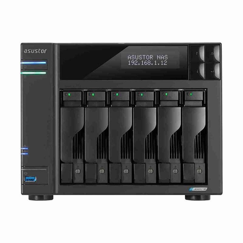 ذخیره ساز تحت شبکه ایسوستور مدل LOCKERSTOR 6 Gen2 AS6706T 6 bay Tower - 24 ماه گارانتی اصلی ذخیره ساز تحت شبکه ایسوستور مدل LOCKERSTOR 6 Gen2 AS6706T 6 bay Tower - 24 ماه گارانتی اصلی