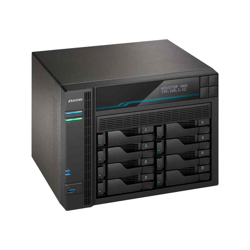 ذخیره ساز تحت شبکه ایسوستور مدل LOCKERSTOR 8 AS6508T 8 bay Tower 2