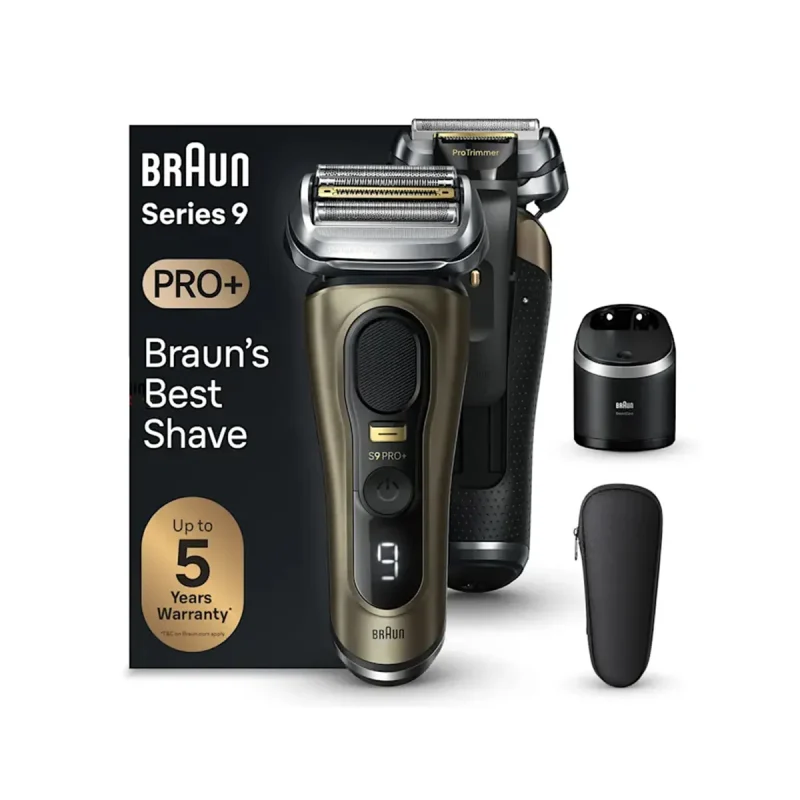 ریش تراش براون سری 9 مدل 9569cc pro plus - طلایی, گارانتی اصالت و سلامت فیزیکی