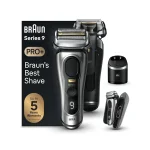 ریش تراش براون سری 9 مدل 9577cc pro plus - مشکی نقره ای, گارانتی اصالت و سلامت فیزیکی