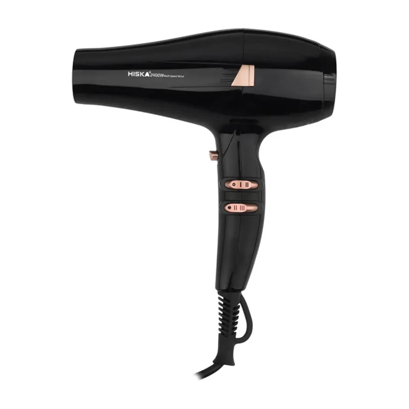 سشوار حرفه ای هیسکا مدل H5253 - مشکی, گارانتی اصالت و سلامت فیزیکی