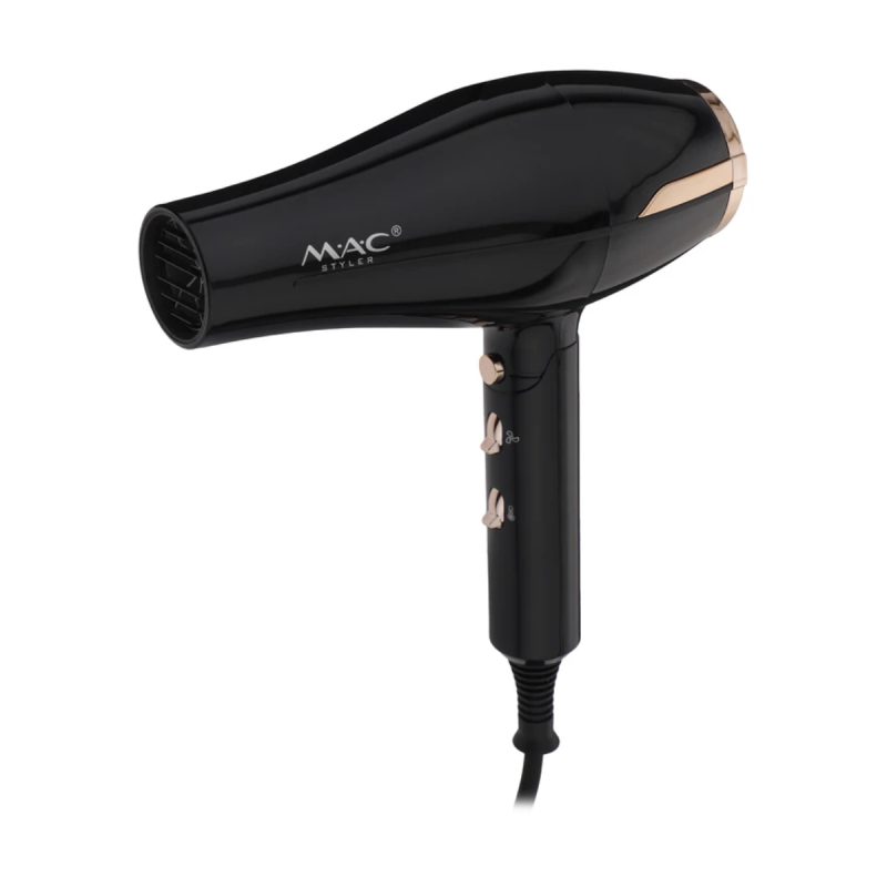 سشوار مک استایلر 2600 وات مدل MC6980 - مشکی, گارانتی اصالت و سلامت فیزیکی