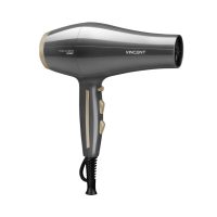 سشوار وینسنت 2400 وات مدل HD7324 - نقره ای, گارانتی اصالت و سلامت فیزیکی