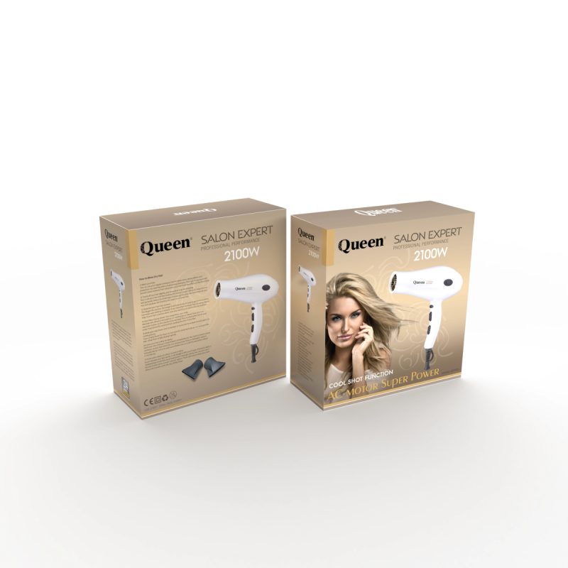 سشوار کره ای کویین 2100 وات مدل HD410n 2