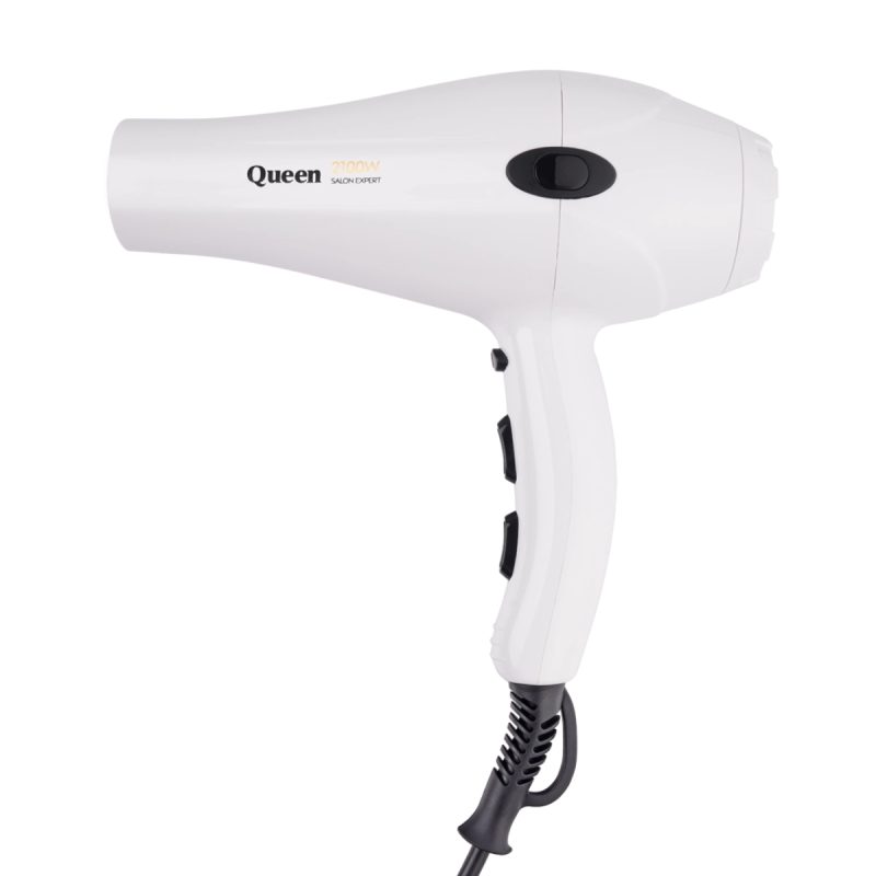 سشوار کره ای کویین 2100 وات مدل HD410n - سفید, گارانتی اصالت و سلامت فیزیکی