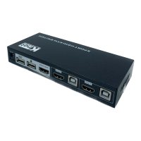 سوئیچ 2 پورت KVM کی نت مدل K-SWKH402 - گارانتی اصلی, مشکی