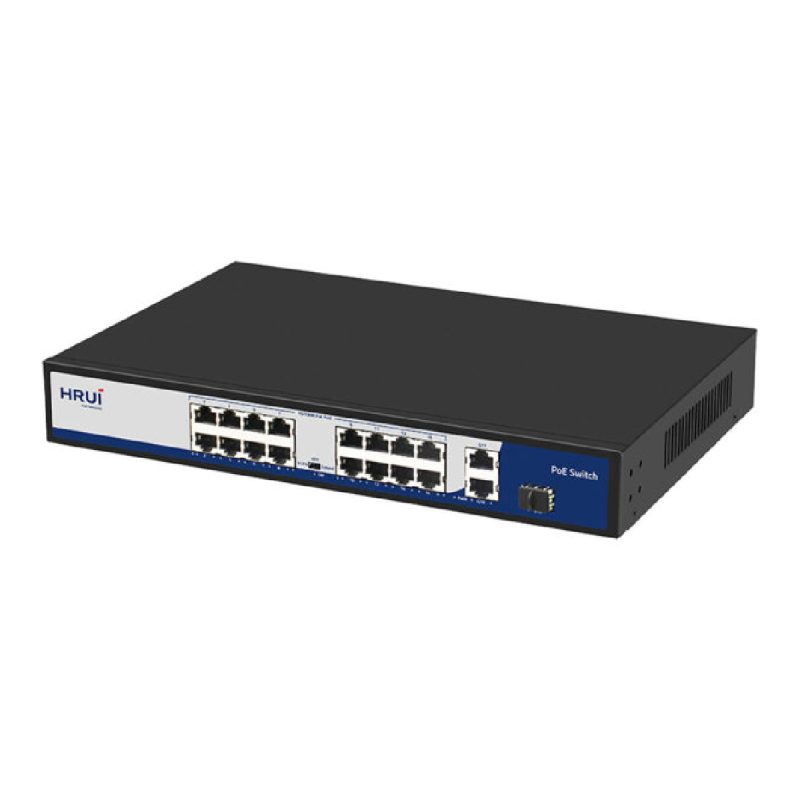 سوییچ 16 پورت HRUI مدل POE HR901-AF-1621GS-300 - گارانتی اصالت و سلامت فیزیکی سوییچ 16 پورت HRUI مدل POE HR901-AF-1621GS-300 - گارانتی اصالت و سلامت فیزیکی
