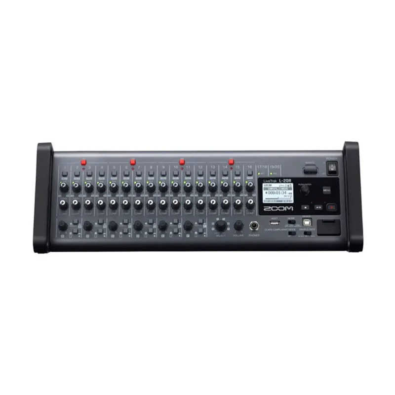 ضبط کننده حرفه ای صدا زوم مدل LIVETRAK L-20 R - مشکی, ۱۸ ماه گارانتی شرکتی