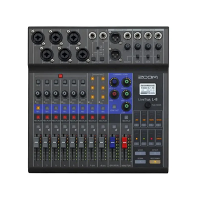 ضبط کننده حرفه ای مولتی‌ترک میکسر زوم مدل LIVETRAK L-8 2