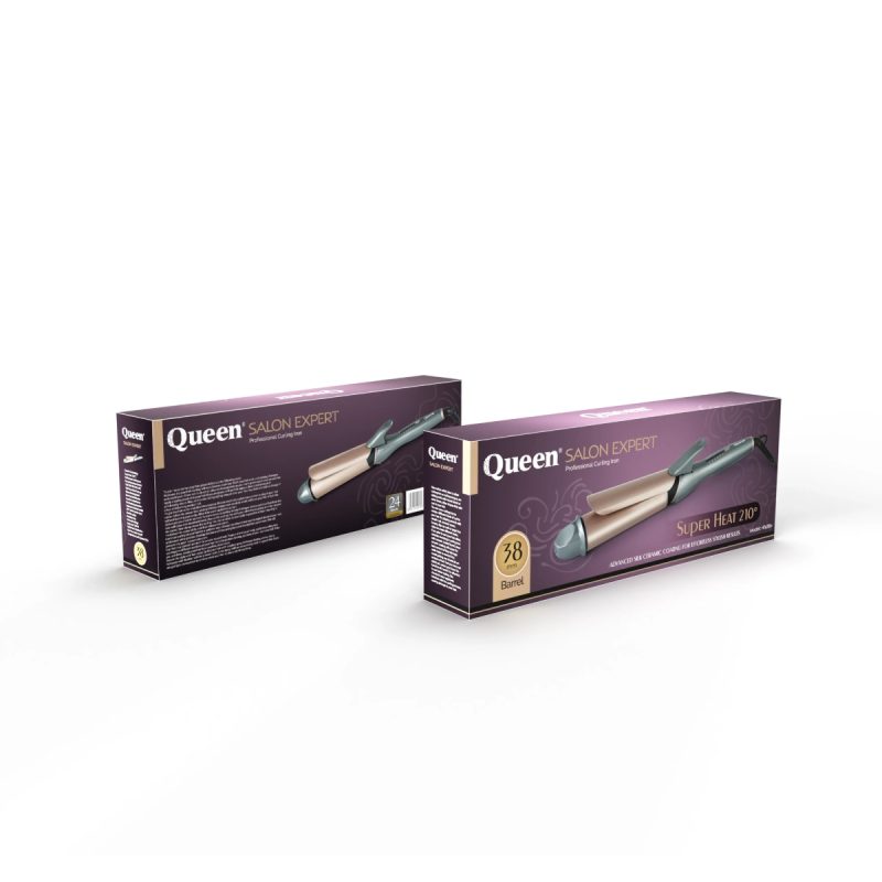 فرکننده مو سرامیک کویین سایز 38 مدل HT638n 5
