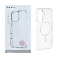 قاب Magnetic دور ژله ای MagSafe مناسب سامسونگ Galaxy A56 - بی رنگ شفاف, گارانتی اصالت و سلامت فیزیکی