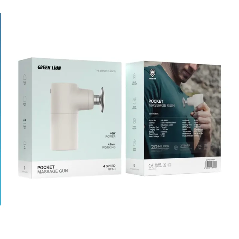 ماساژور تفنگی گرین لاین مدل Pocket Massage Gun 3